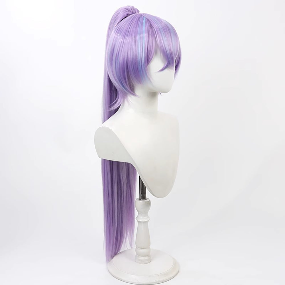 Virtual YouTuber NIJISANJI Hoshirube Sho Female Purple Cosplay Wig