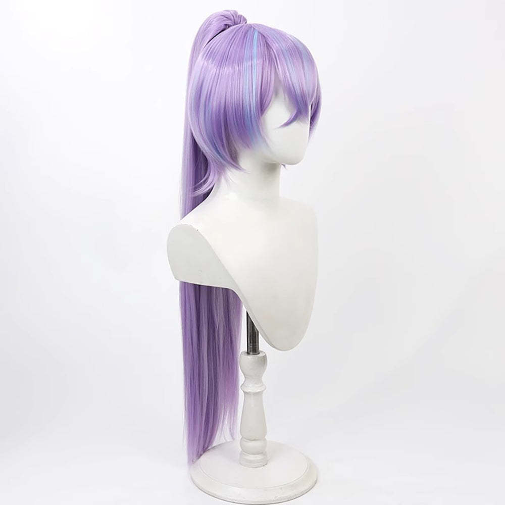 Virtual YouTuber NIJISANJI Hoshirube Sho Female Purple Cosplay Wig