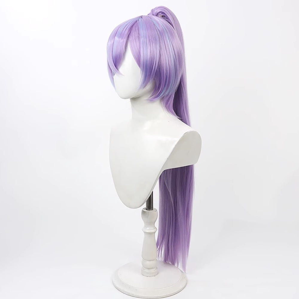 Virtual YouTuber NIJISANJI Hoshirube Sho Female Purple Cosplay Wig