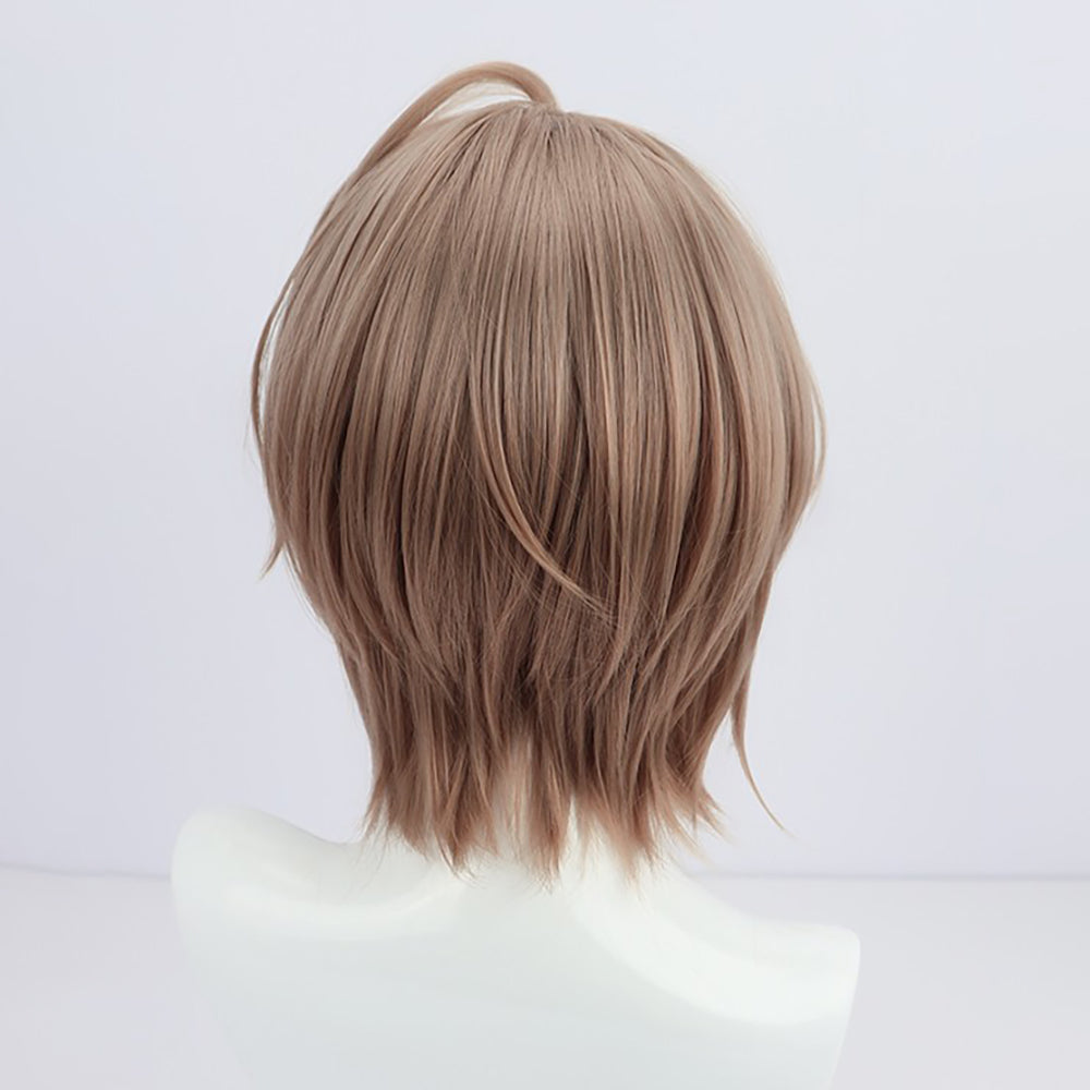 Virtual YouTuber NIJISANJI Kagami Hayato Brown Cosplay Wig