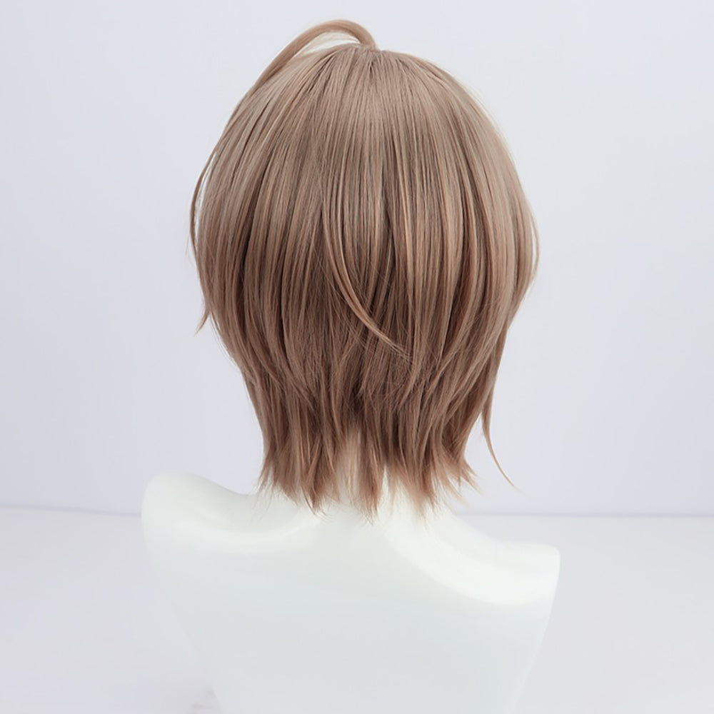 Virtual YouTuber NIJISANJI Kagami Hayato Brown Cosplay Wig