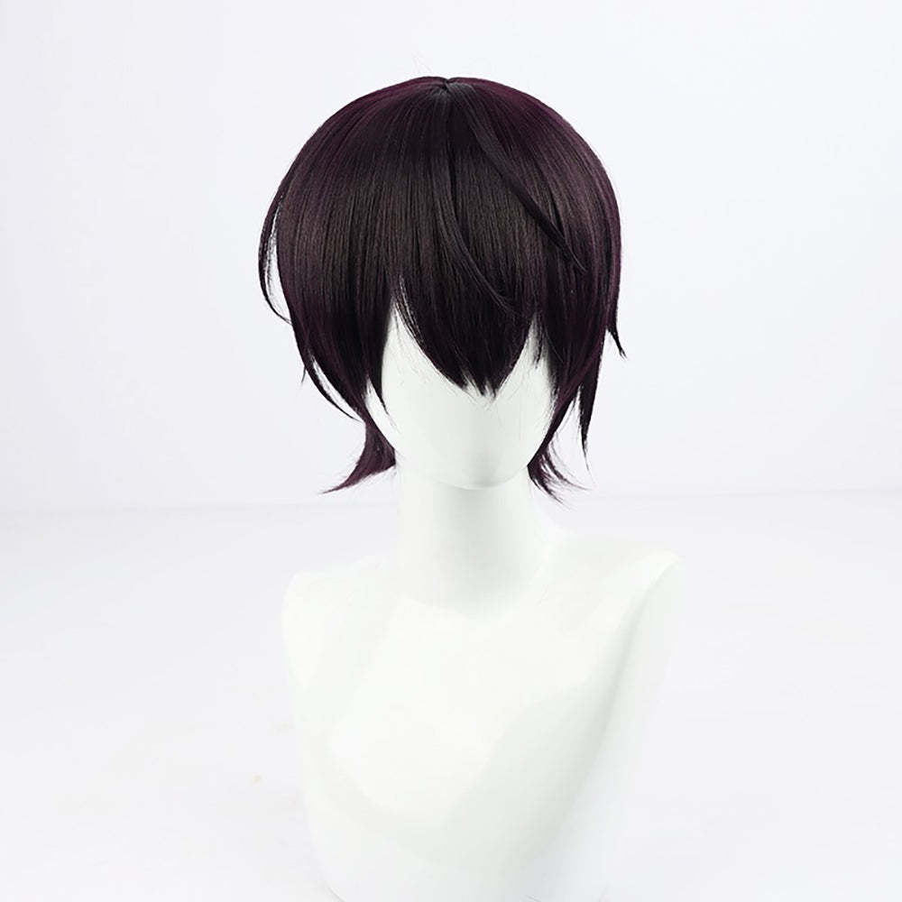 Virtual YouTuber NIJISANJI Kenmochi Toya Black Cosplay Wig