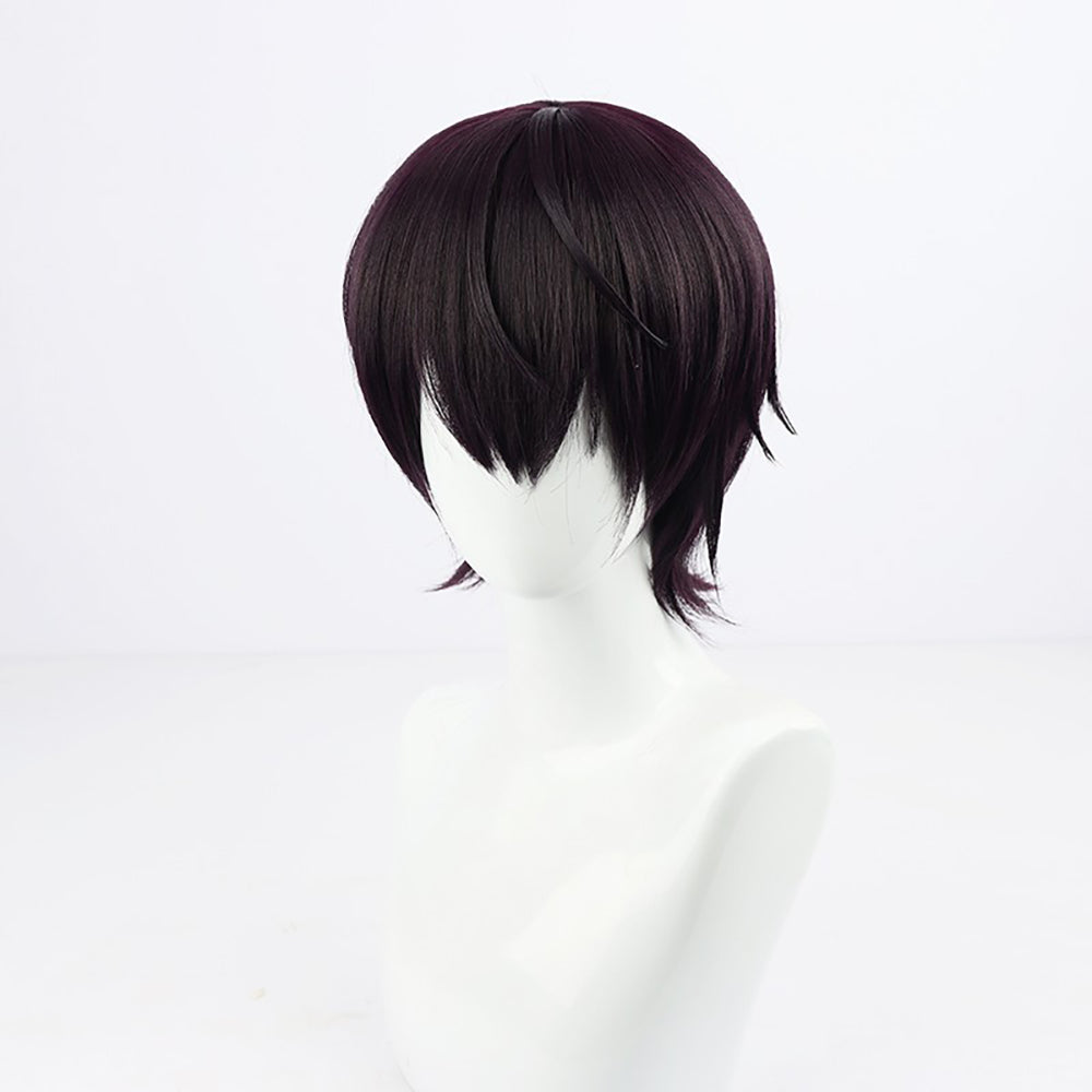 Virtual YouTuber NIJISANJI Kenmochi Toya Black Cosplay Wig
