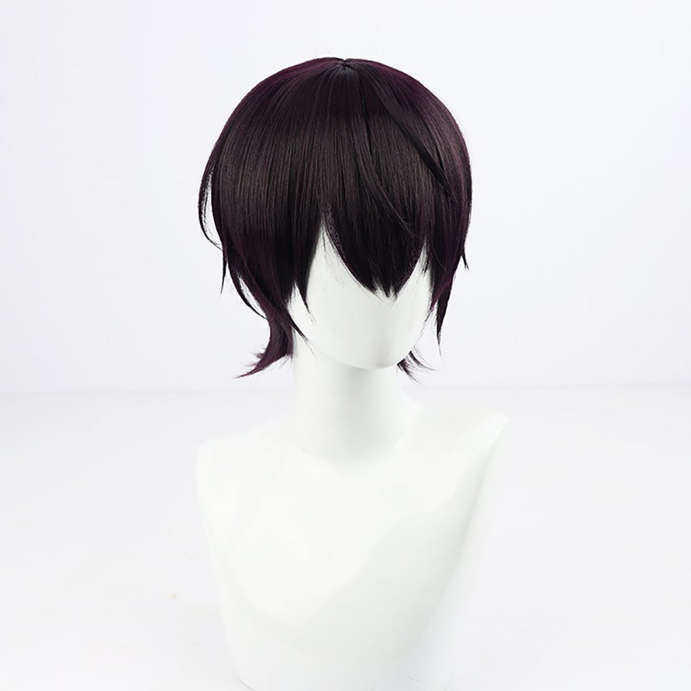 Virtual YouTuber NIJISANJI Kenmochi Toya Black Cosplay Wig