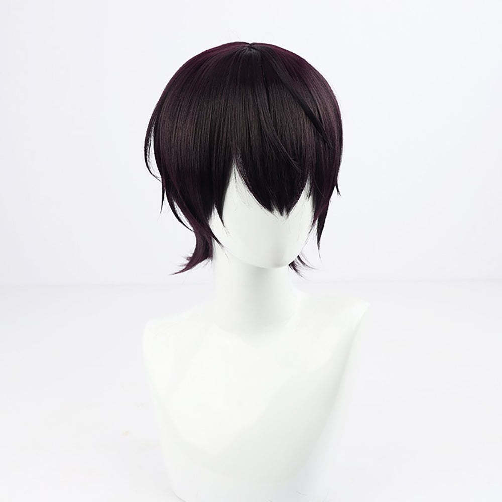 Virtual YouTuber NIJISANJI Kenmochi Toya Black Cosplay Wig