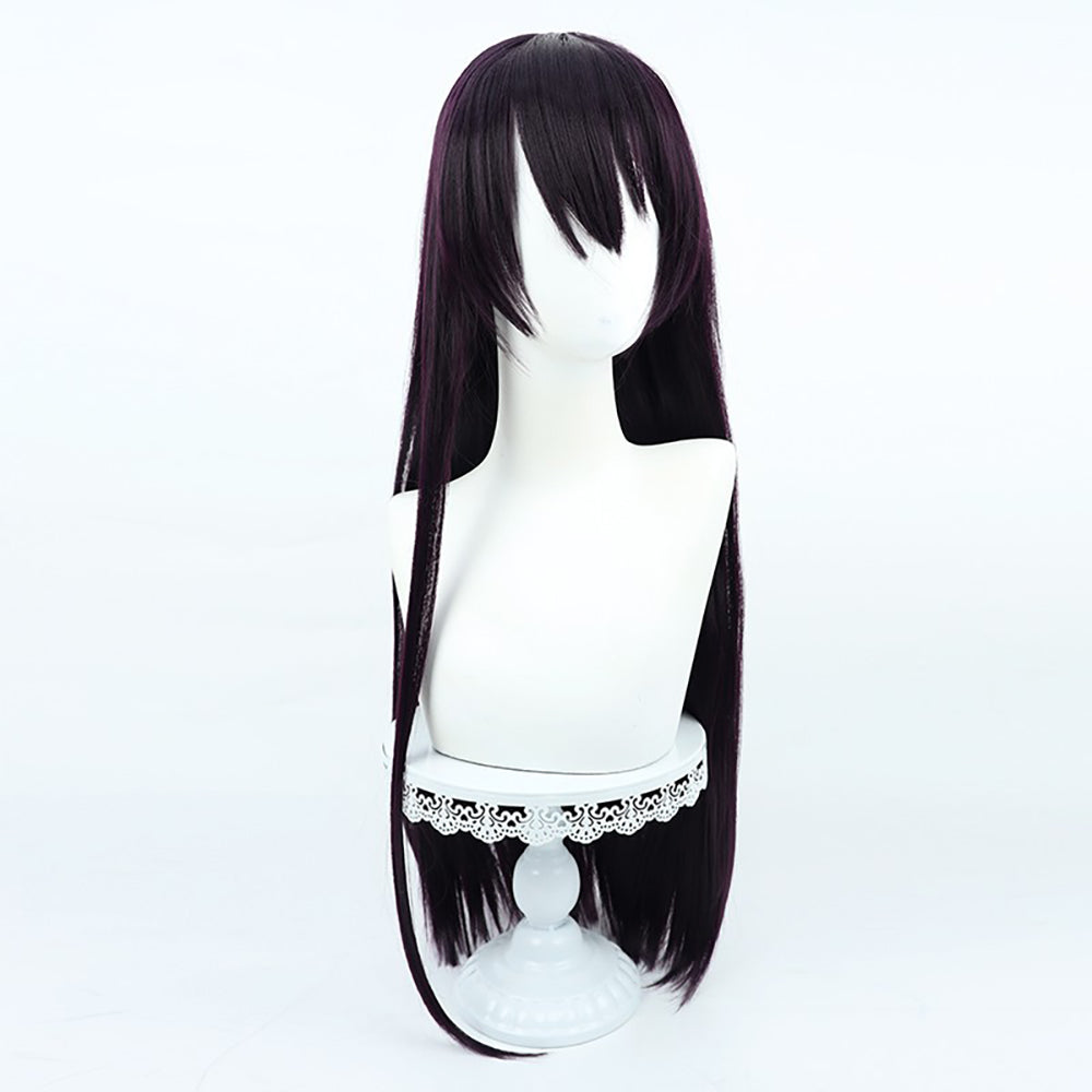 Virtual YouTuber NIJISANJI Kenmochi Toya Female Black Cosplay Wig-Cosplay Instrumentality Project