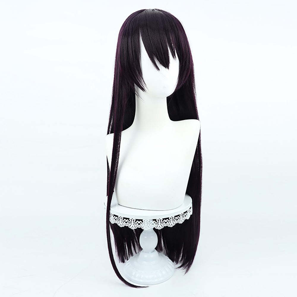 Virtual YouTuber NIJISANJI Kenmochi Toya Female Black Cosplay Wig-Cosplay Instrumentality Project