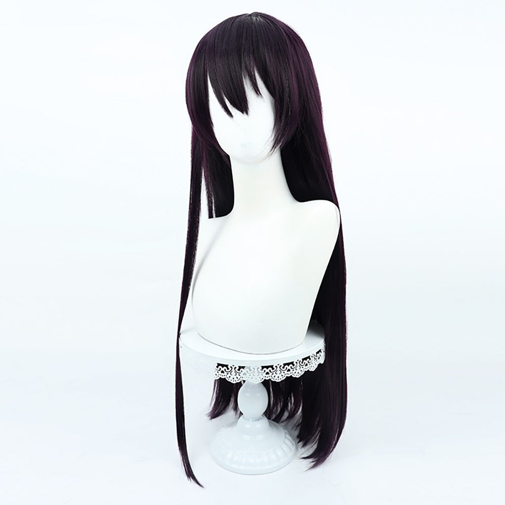 Virtual YouTuber NIJISANJI Kenmochi Toya Female Black Cosplay Wig-Cosplay Instrumentality Project