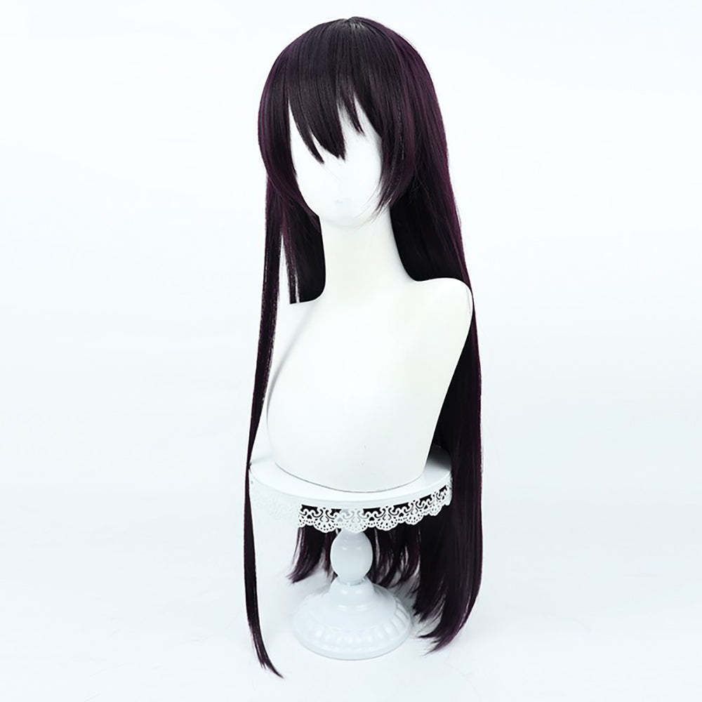 Virtual YouTuber NIJISANJI Kenmochi Toya Female Black Cosplay Wig-Cosplay Instrumentality Project