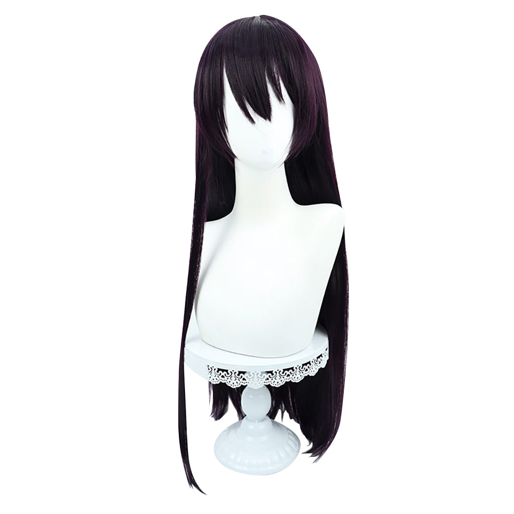 Virtual YouTuber NIJISANJI Kenmochi Toya Female Black Cosplay Wig-Cosplay Instrumentality Project