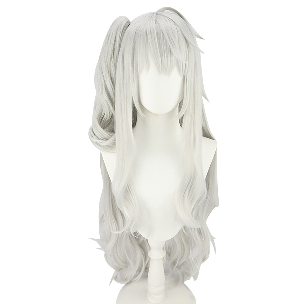 Virtual YouTuber NIJISANJI Kuzuha Female Silver Cosplay Wig-Cosplay Instrumentality Project