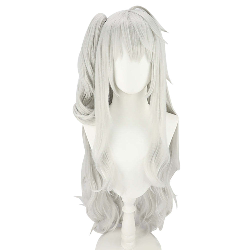 Virtual YouTuber NIJISANJI Kuzuha Female Silver Cosplay Wig-Cosplay Instrumentality Project