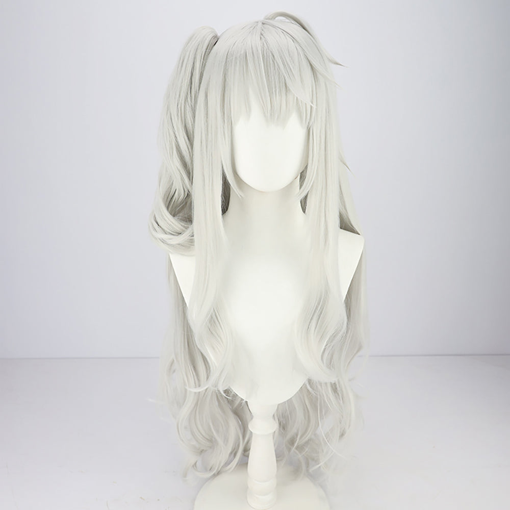 Virtual YouTuber NIJISANJI Kuzuha Female Silver Cosplay Wig-Cosplay Instrumentality Project