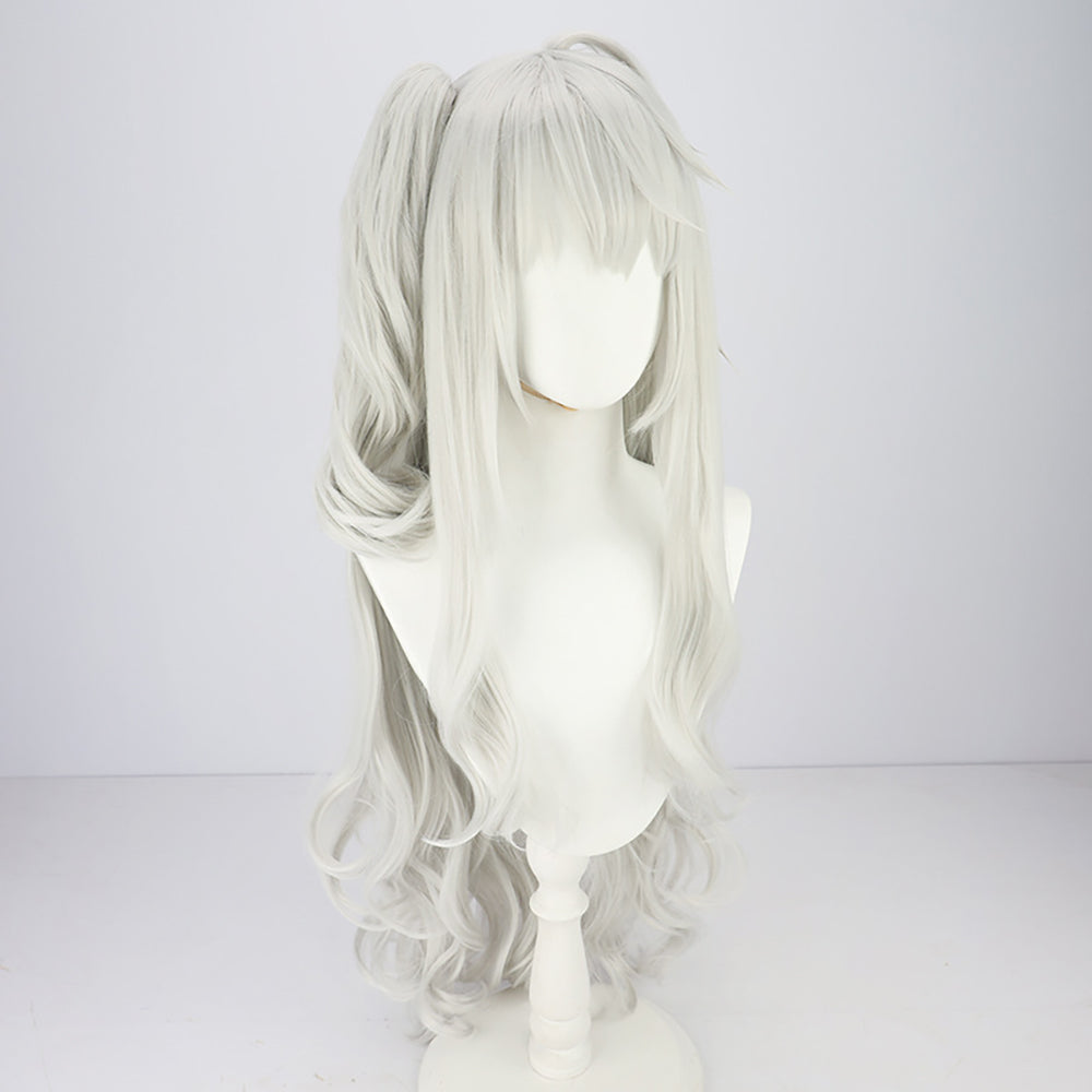 Virtual YouTuber NIJISANJI Kuzuha Female Silver Cosplay Wig-Cosplay Instrumentality Project