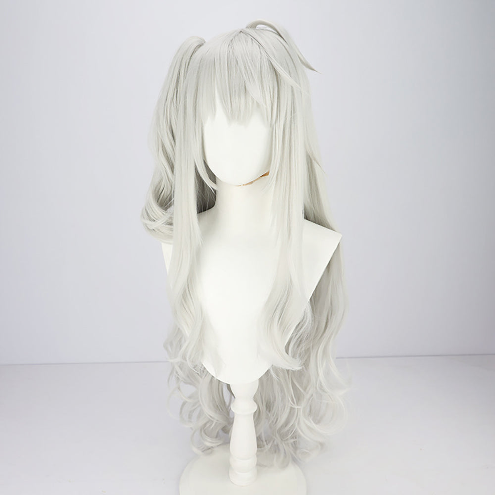 Virtual YouTuber NIJISANJI Kuzuha Female Silver Cosplay Wig-Cosplay Instrumentality Project