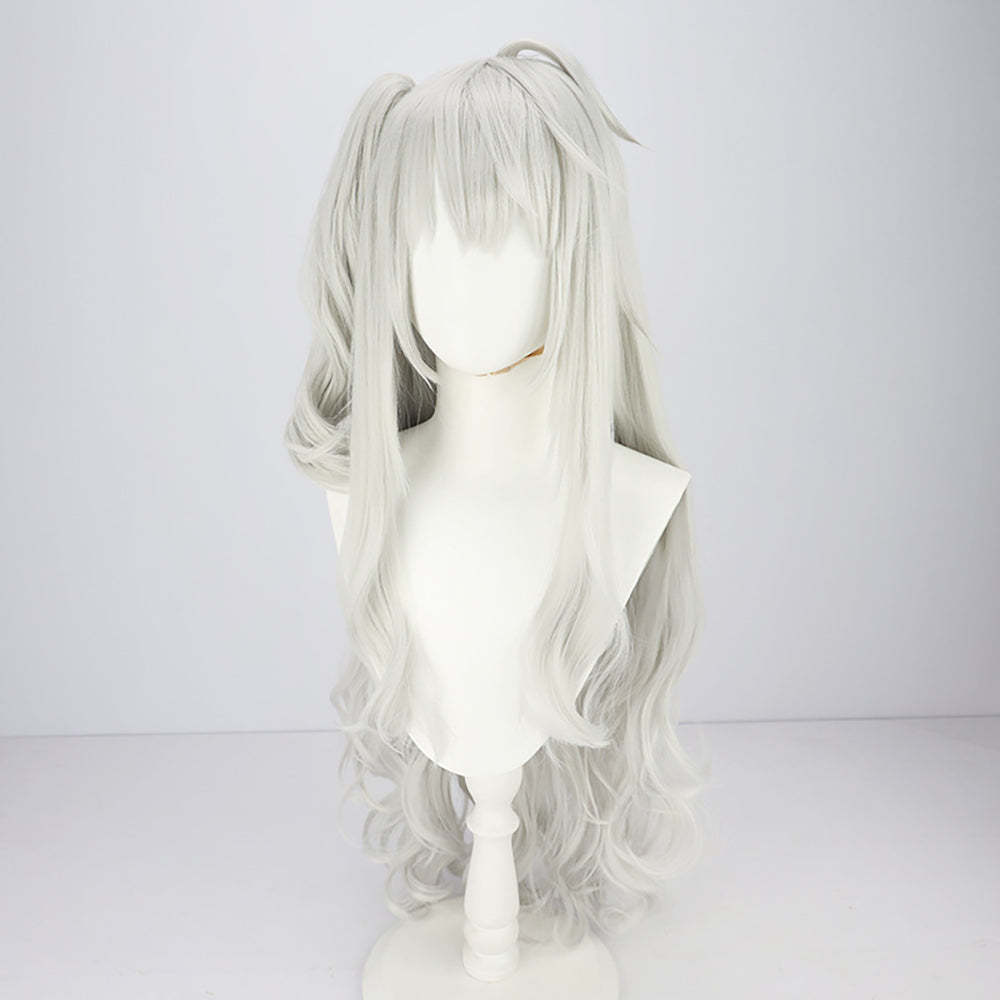 Virtual YouTuber NIJISANJI Kuzuha Female Silver Cosplay Wig-Cosplay Instrumentality Project