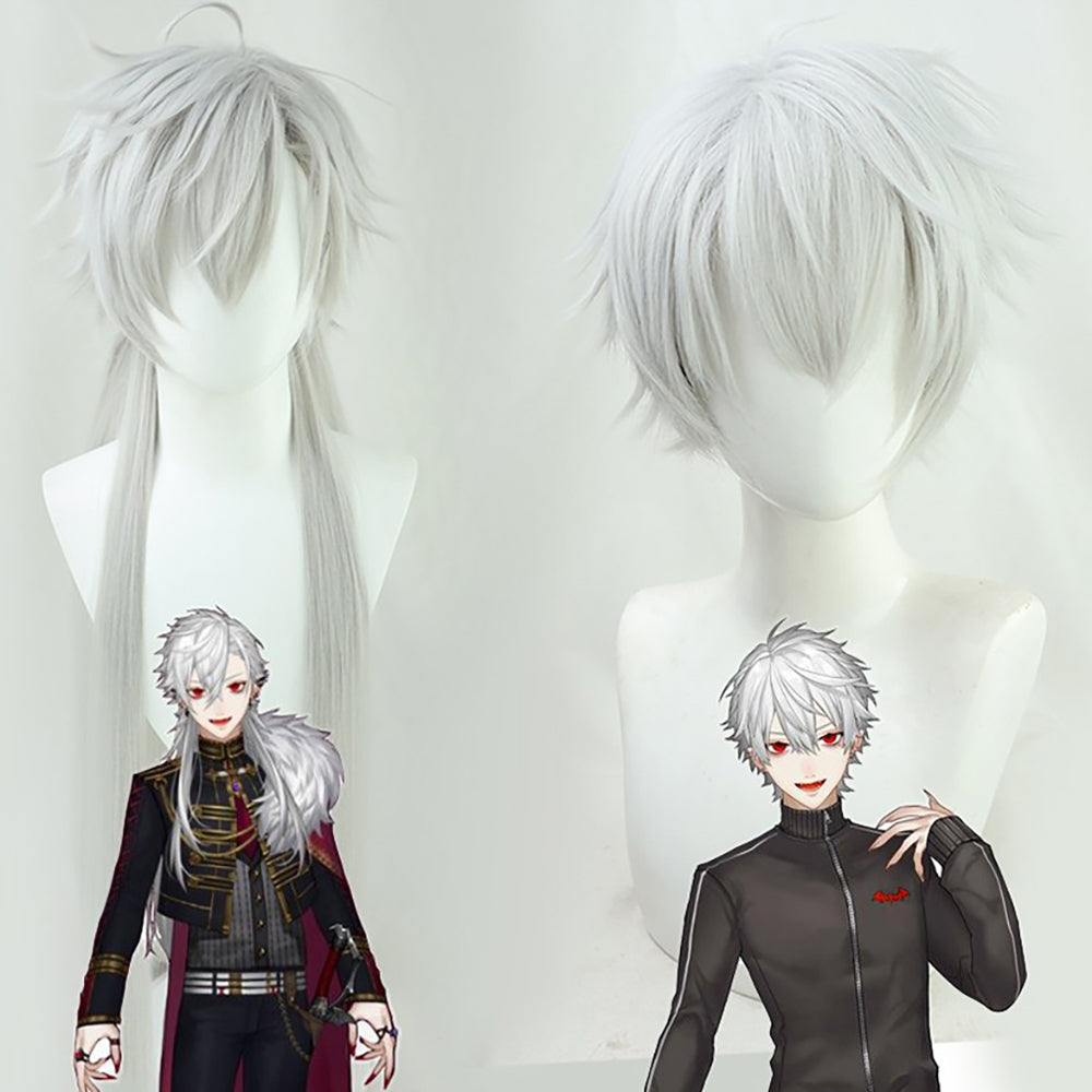 Virtual YouTuber NIJISANJI Kuzuha Silver Cosplay Wig