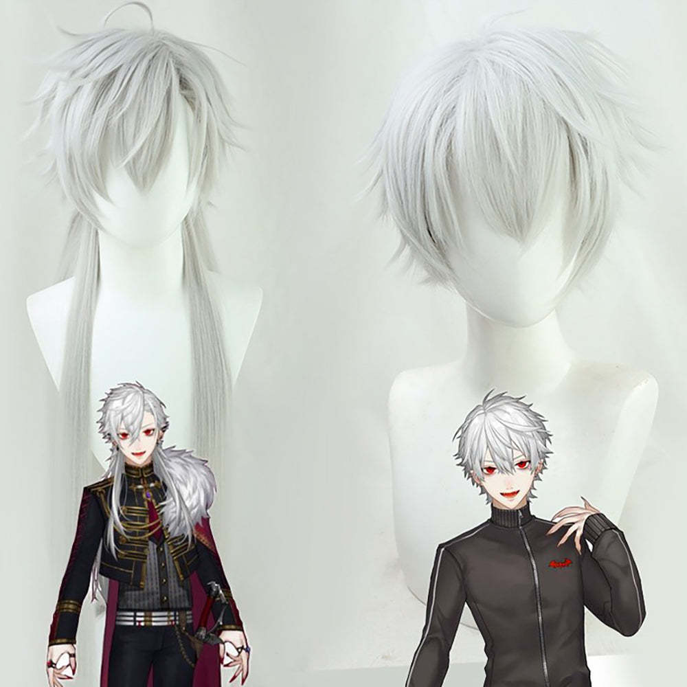 Virtual YouTuber NIJISANJI Kuzuha Silver Cosplay Wig