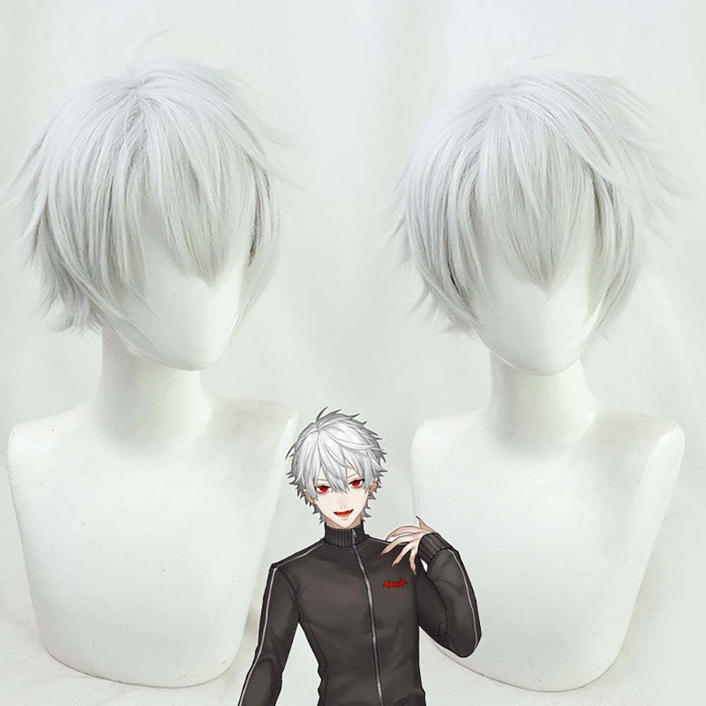 Virtual YouTuber NIJISANJI Kuzuha Silver Cosplay Wig