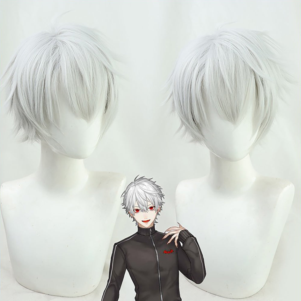 Virtual YouTuber NIJISANJI Kuzuha Silver Cosplay Wig