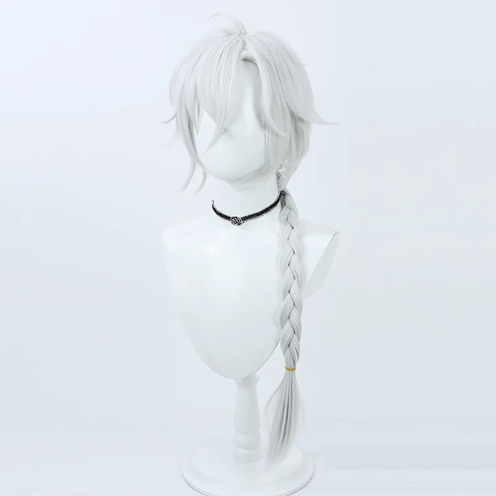 Virtual YouTuber NIJISANJI  Kuzuha Silver Long Hair Cosplay Wig