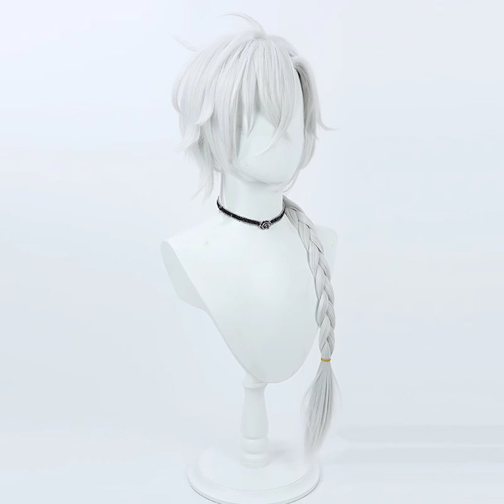 Virtual YouTuber NIJISANJI  Kuzuha Silver Long Hair Cosplay Wig