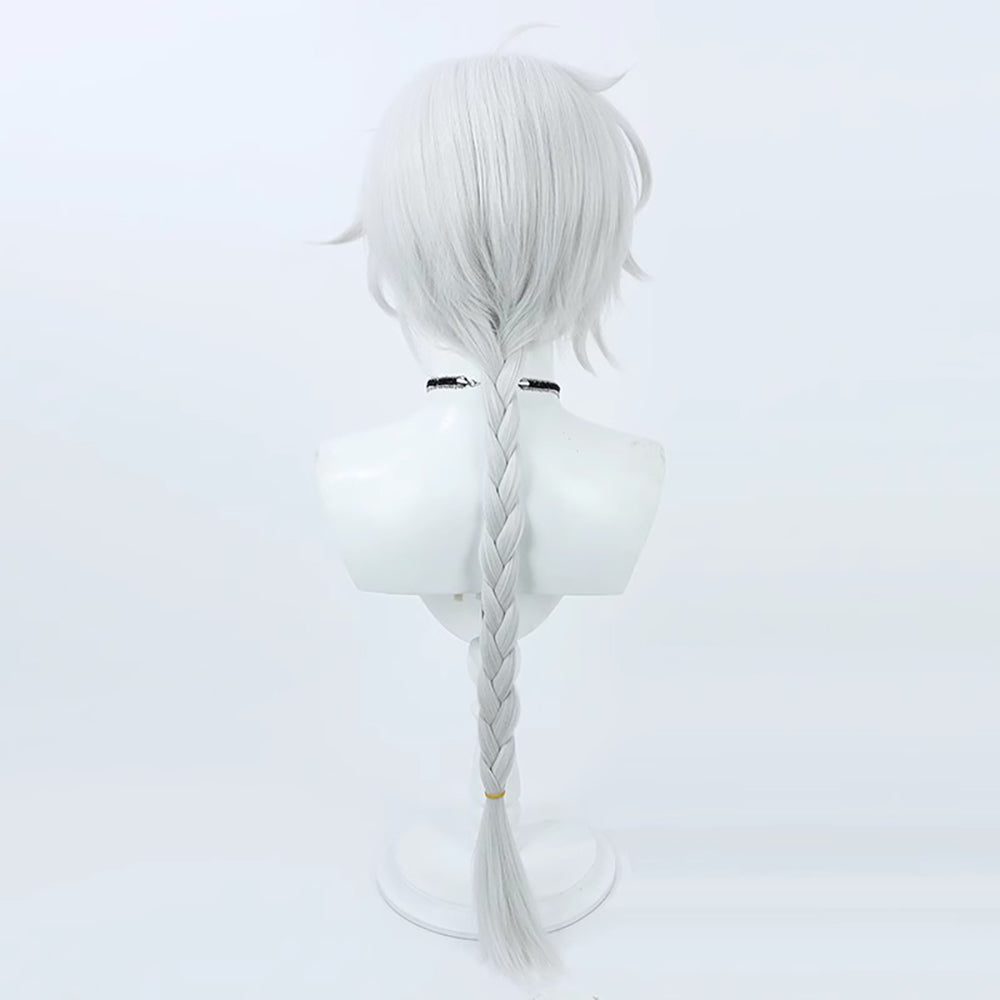 Virtual YouTuber NIJISANJI  Kuzuha Silver Long Hair Cosplay Wig