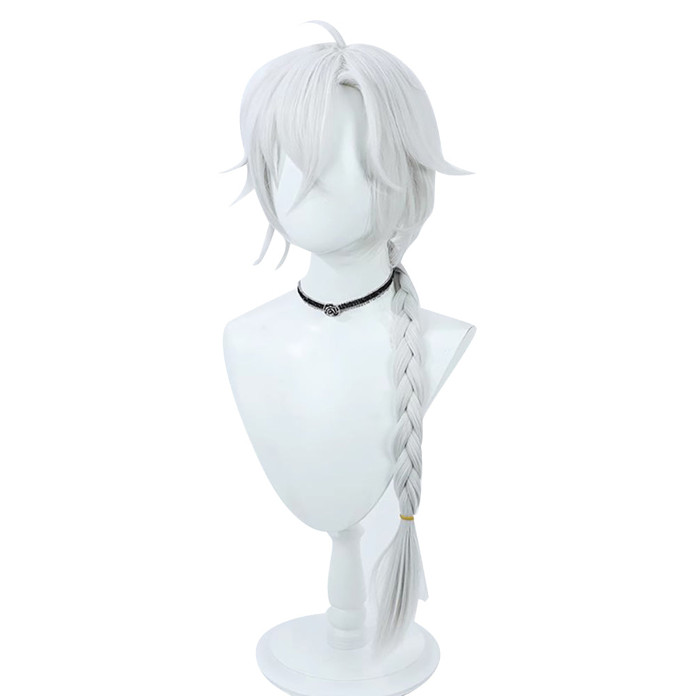 Virtual YouTuber NIJISANJI  Kuzuha Silver Long Hair Cosplay Wig