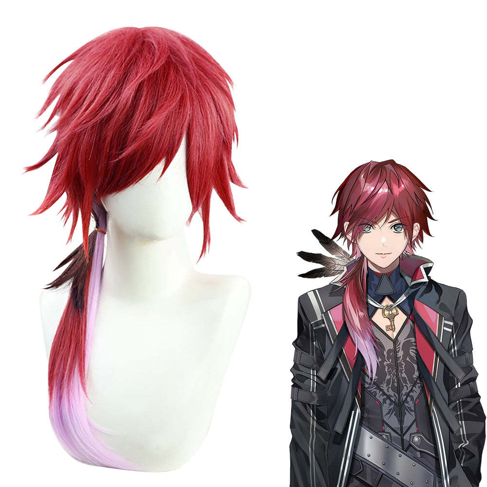Virtual YouTuber NIJISANJI  Lauren Iroas Red Cosplay Wig