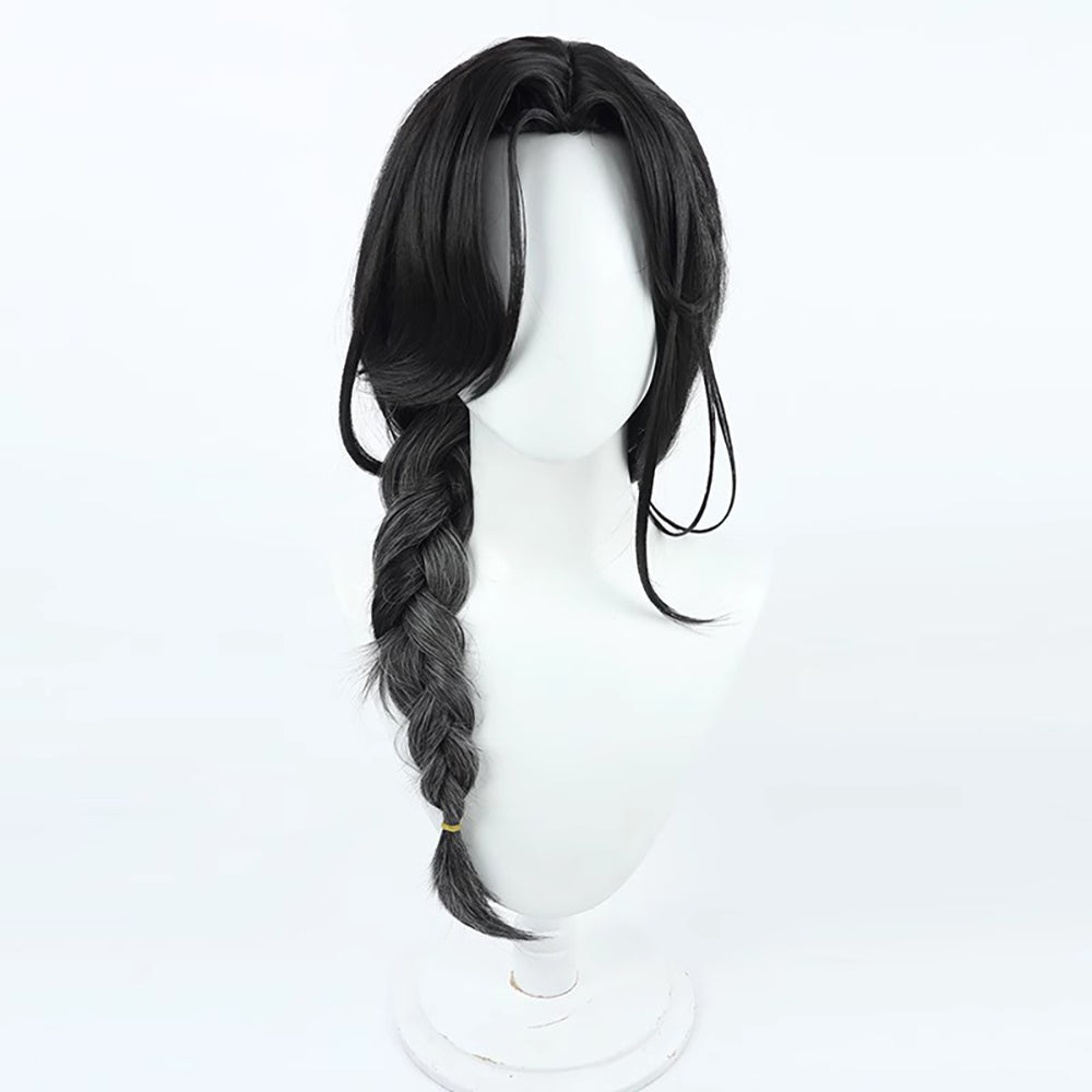 Virtual YouTuber NIJISANJI Shirayuki Tomoe Black Cosplay Wig