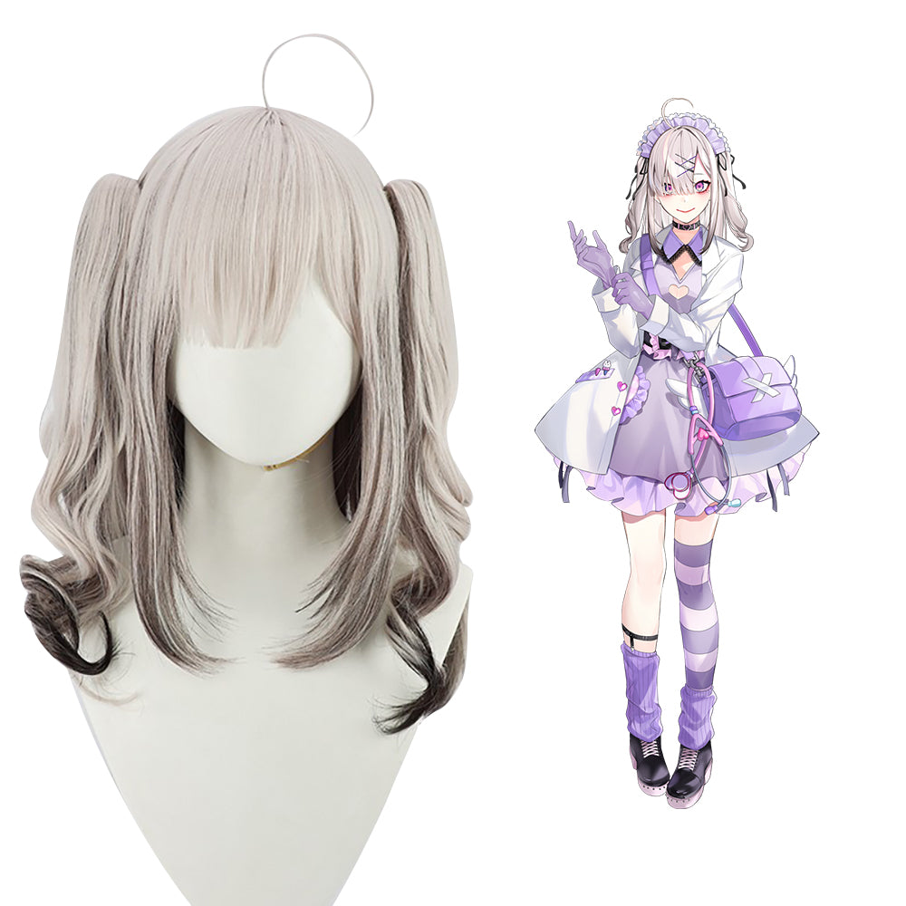 Virtual YouTuber NIJISANJI Sukoya Kana Silver Cosplay Wig-Cosplay Instrumentality Project