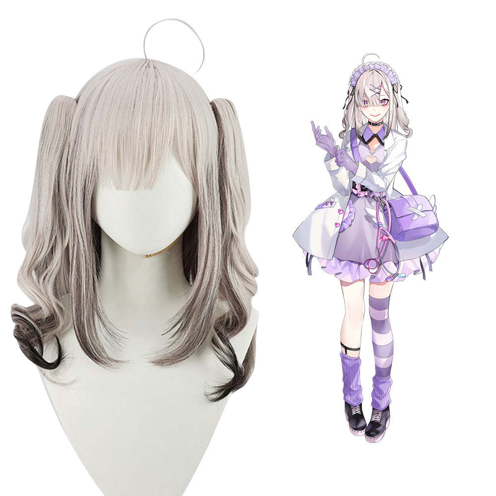 Virtual YouTuber NIJISANJI Sukoya Kana Silver Cosplay Wig-Cosplay Instrumentality Project