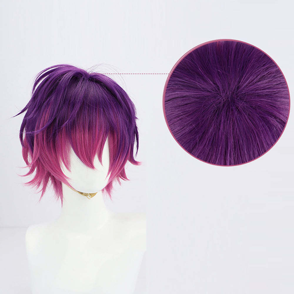 Virtual YouTuber NIJISANJI Uki Violeta Purple Cosplay Wig