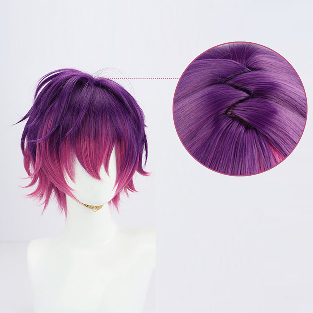 Virtual YouTuber NIJISANJI Uki Violeta Purple Cosplay Wig