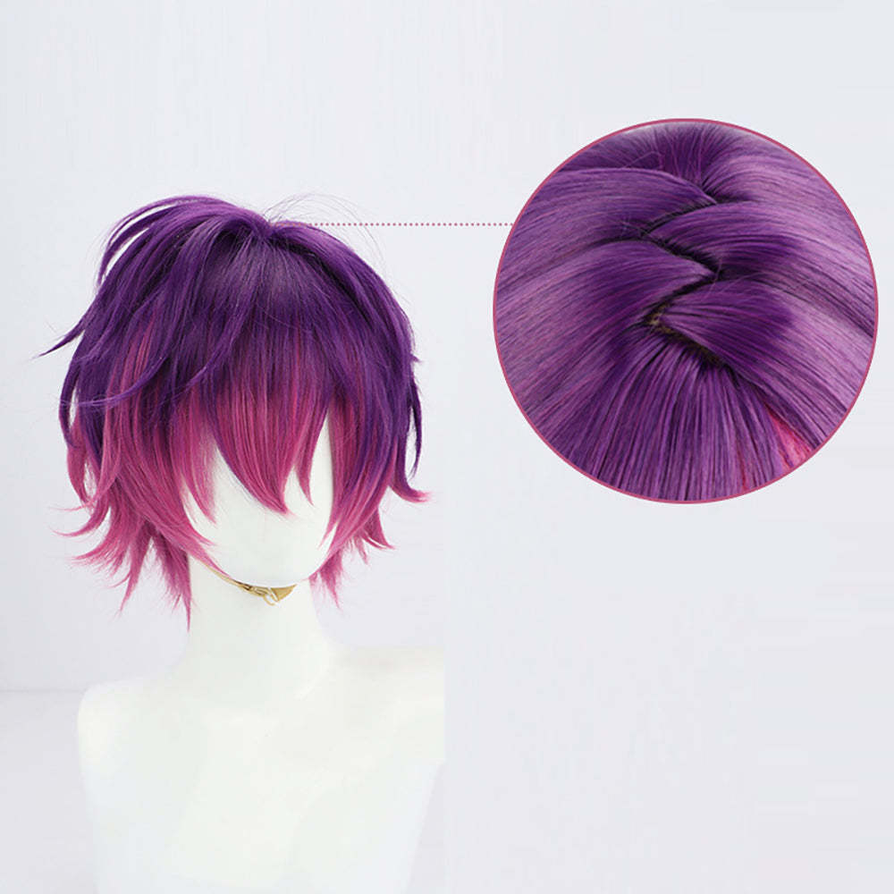 Virtual YouTuber NIJISANJI Uki Violeta Purple Cosplay Wig