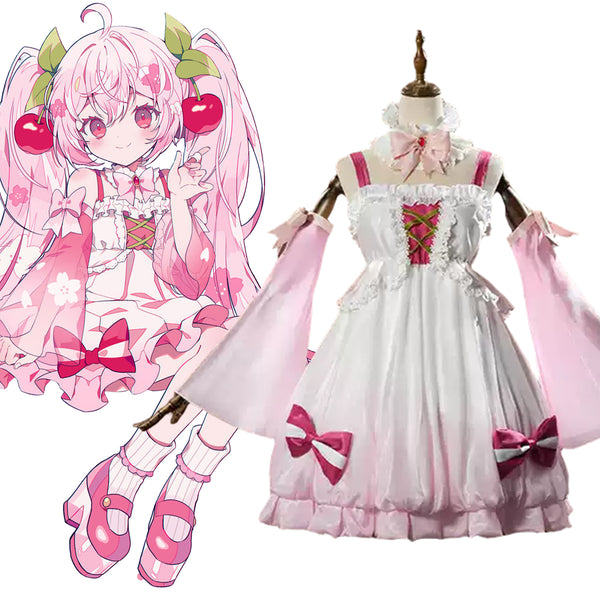Vocaloid Hastune Miku Sakura Miku 2025 Cosplay Costume