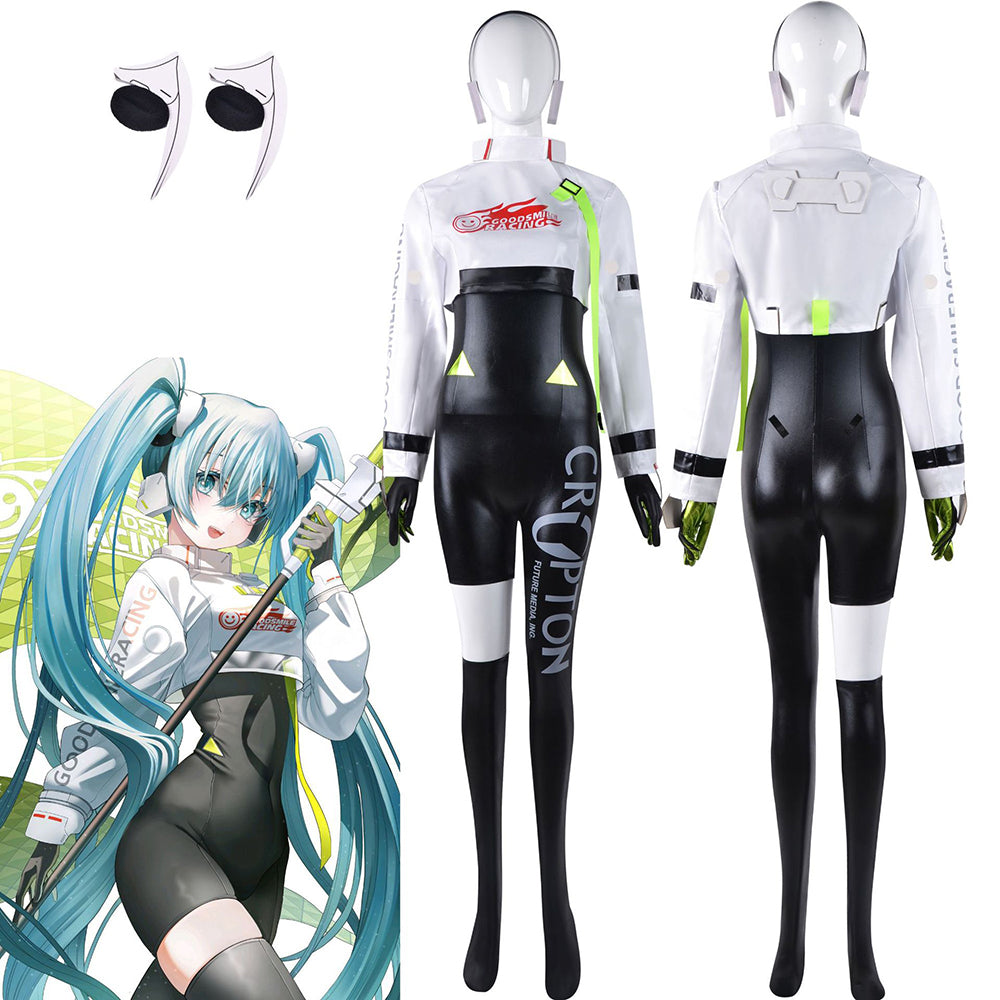 Vocaloid Racing Miku 2022 Ver. Hatsune Miku Cosplay Costume