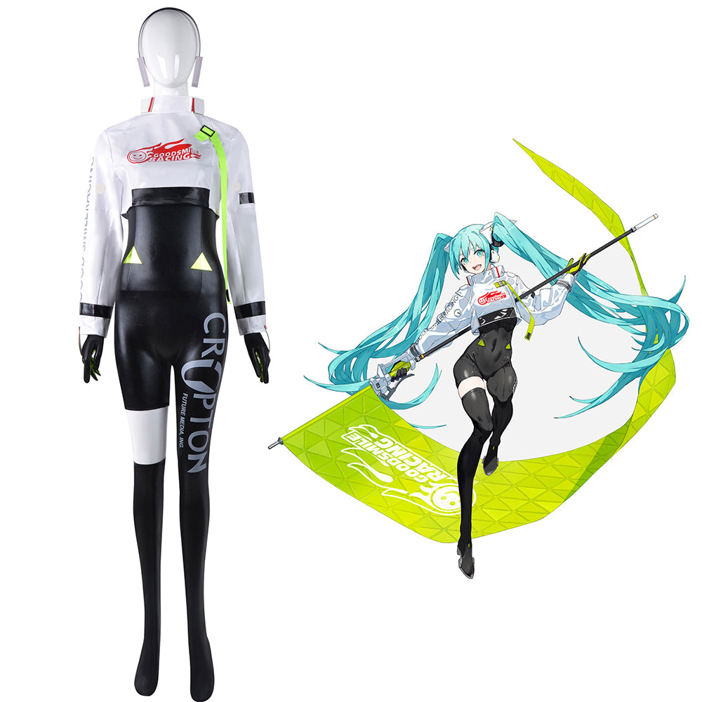 Vocaloid Racing Miku 2022 Ver. Hatsune Miku Cosplay Costume