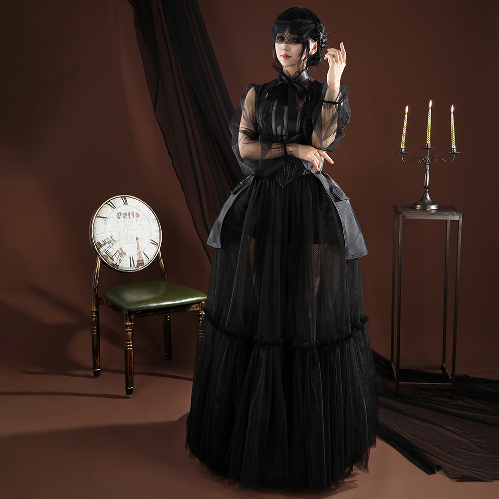 Wednesday Season 2 Addams Wednesday's Dresses Cosplay Costume