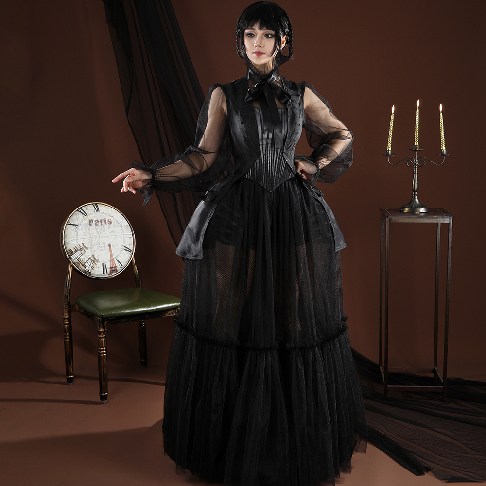 Wednesday Season 2 Addams Wednesday's Dresses Cosplay Costume