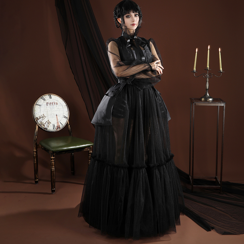 Wednesday Season 2 Addams Wednesday's Dresses Cosplay Costume