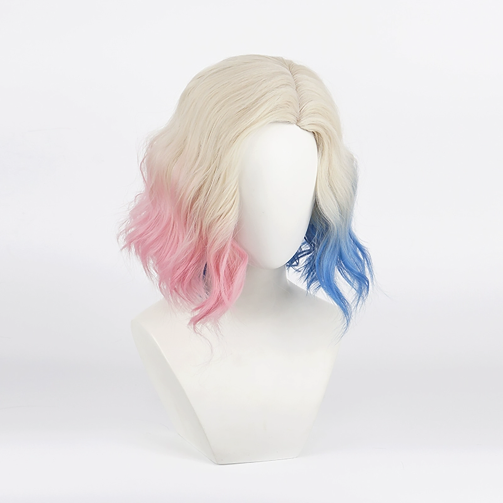 Wednesday The Addams Family Enid Sinclair Golden Pink Blue Cosplay Wig