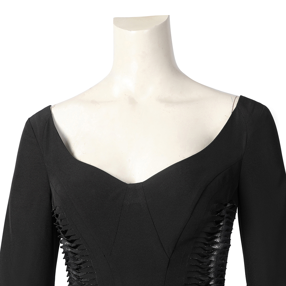 Wednesday The Addams Family  Morticia Addams Cosplay Costume