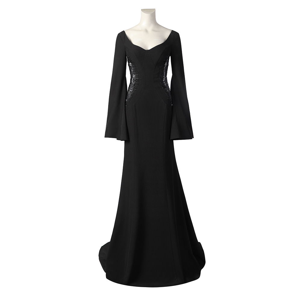 Wednesday The Addams Family  Morticia Addams Cosplay Costume
