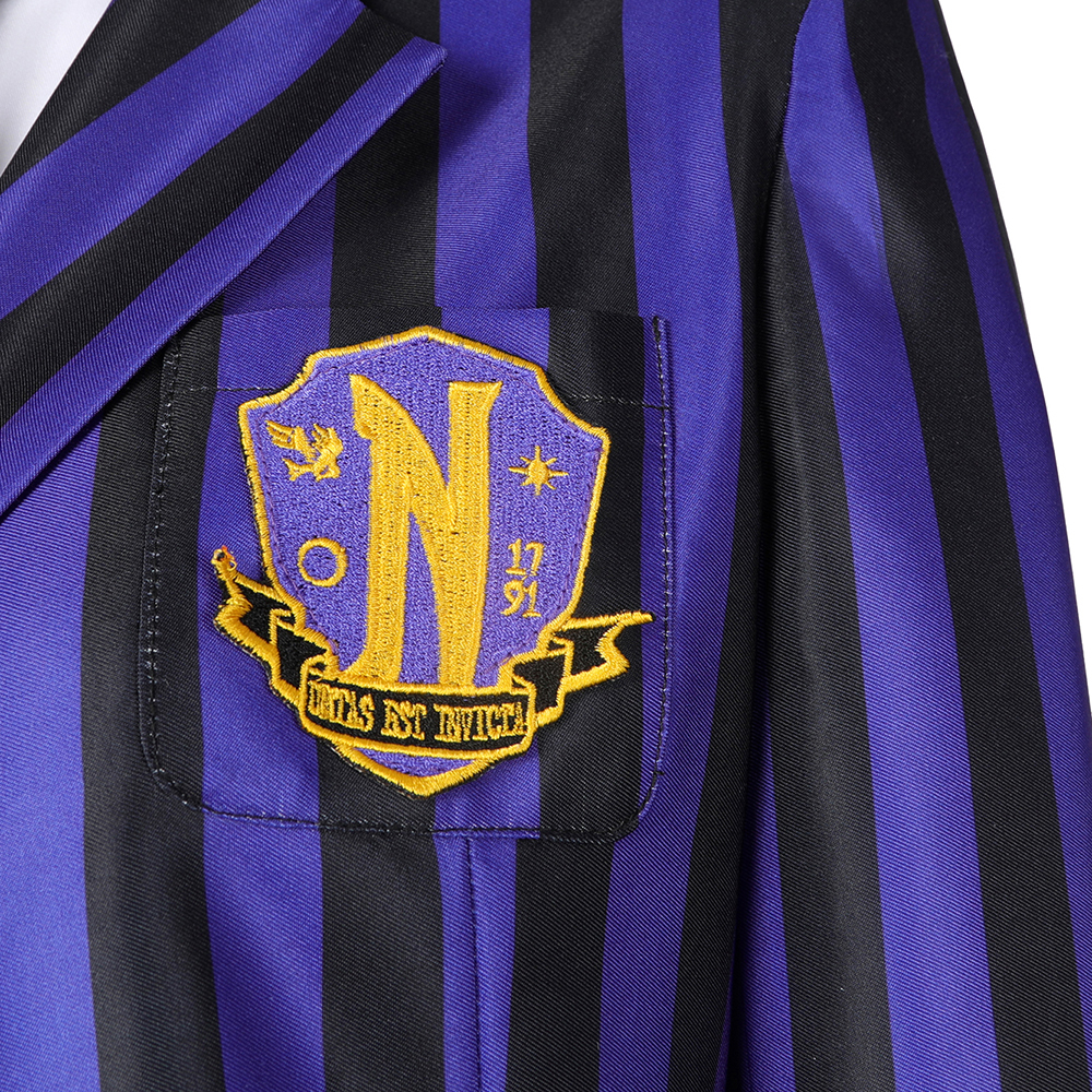 Wednesday The Addams Family  Nevermore Academy uniform Enid Sinclair Bianca Barclay Cosplay Costume
