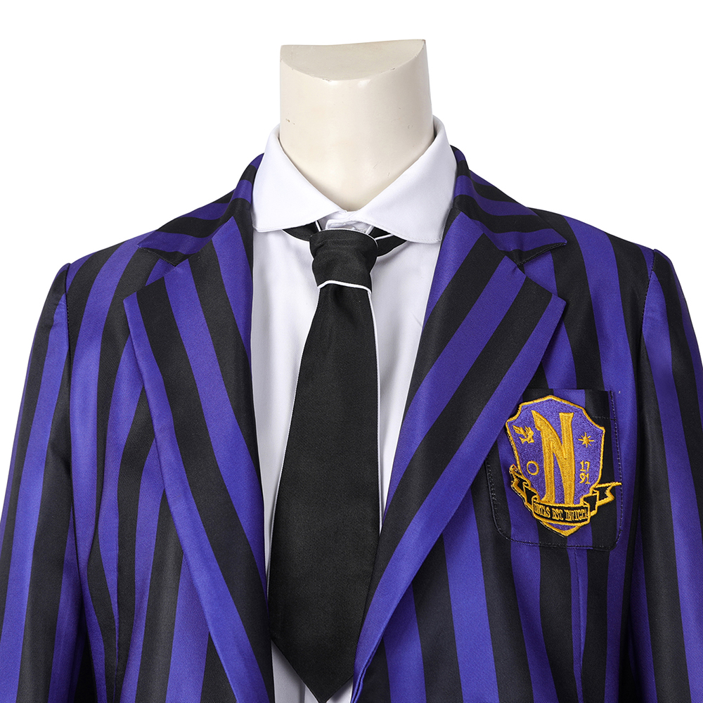 Wednesday The Addams Family  Nevermore Academy uniform Enid Sinclair Bianca Barclay Cosplay Costume