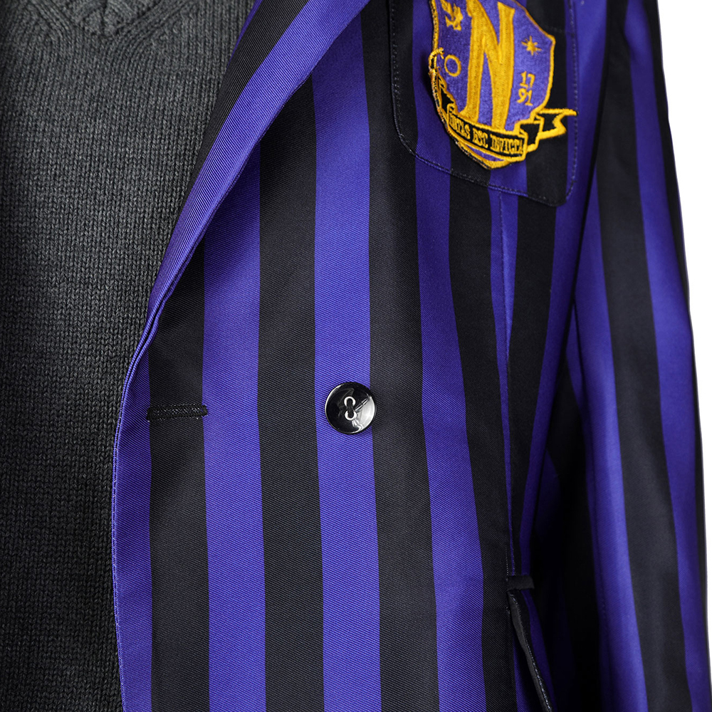 Wednesday The Addams Family  Nevermore Academy uniform Enid Sinclair Bianca Barclay Cosplay Costume