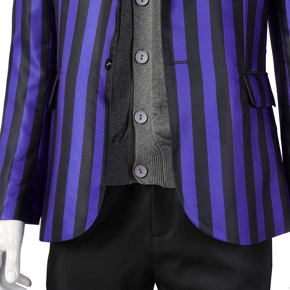 Wednesday The Addams Family  Nevermore Academy uniform Eugene Otinger Cosplay Costume