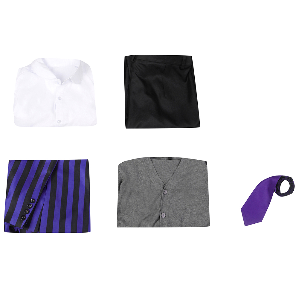 Wednesday The Addams Family  Nevermore Academy uniform Eugene Otinger Cosplay Costume