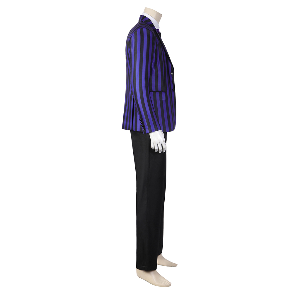 Wednesday The Addams Family  Nevermore Academy uniform Eugene Otinger Cosplay Costume